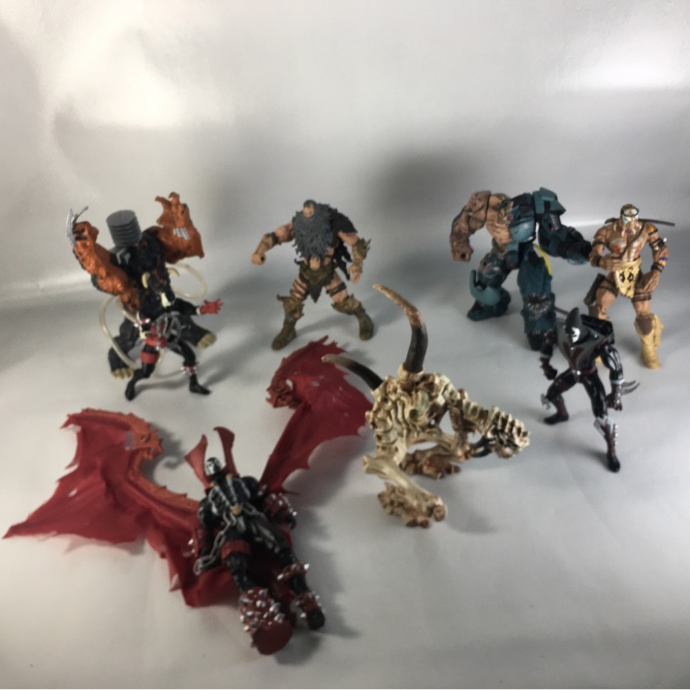 Vintage McFarlane SPAWN Lot of 8 Action Figures